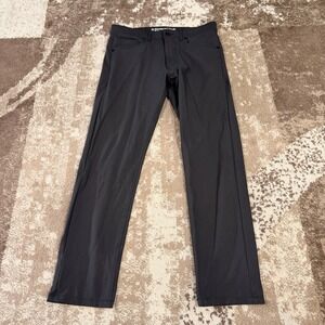 Western Rise Diversion Pants Mens 31x30 Slim Fit Black Stretch Travel Breathable